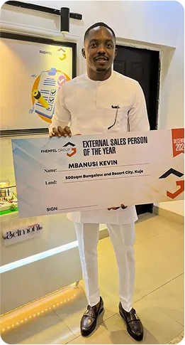 Mbanusi Kevin - External Sales Person of the Year